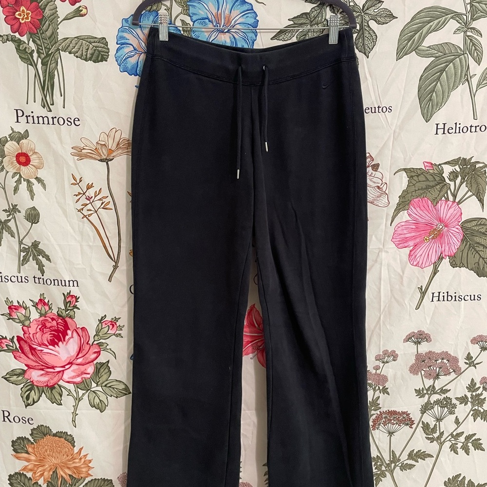 Black Vintage Nike Drawstring Pants